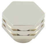 High quality image of Hoxton - Nile Cupboard Knobs 30mm Polished Nickel Sku. HOX330PN