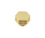 High quality image of Hoxton - Nile Cupboard Knobs 30mm Satin Brass Sku. HOX330SB
