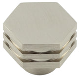 High quality image of Hoxton - Nile Cupboard Knobs 30mm Satin Nickel Sku. HOX330SN