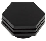 High quality image of Hoxton - Nile Cupboard Knobs 40mm Black Sku. HOX340MB
