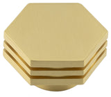 High quality image of Hoxton - Nile Cupboard Knobs 40mm Satin Brass Sku. HOX340SB