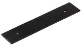 High quality image of Hoxton - Fanshaw Backplates for Cabinet Handles 140x30mm Black Sku. HOX5050MB
