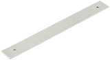 High quality image of Hoxton - Fanshaw Backplates for Cabinet Handles 268x30mm Satin Nickel Sku. HOX5060SN
