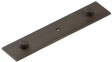 High quality image of Hoxton - Fanshaw Backplate for Cupboard Knobs 140x30mm Dark Bronze Sku. HOX5090DB