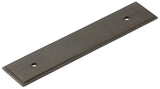 High quality image of Hoxton - Rushton Backplate for Cabinet Handles 140x30mm Dark Bronze Sku. HOX6050DB