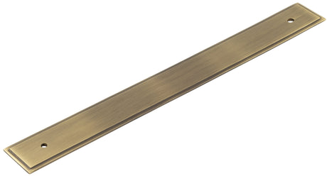 This is an image showing the Hoxton - Rushton AB 268x30mm Back Plate for Pull Handle with 224mm Cts available to order from Trade Door Handles in Kendal