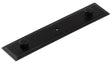 High quality image of Hoxton - Rushton Backplate for Cupboard Knobs 140x30mm Black Sku. HOX6090MB