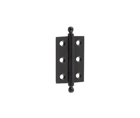 This is an image showing the Hoxton - 50x35mm MB Final hinge available to order from Trade Door Handles in Kendal