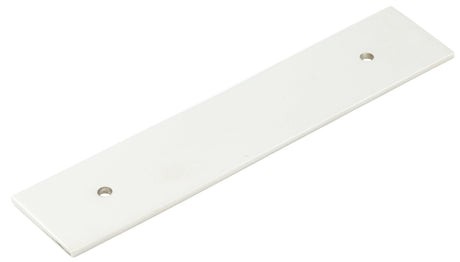 Frelan Hardware Cabinet Hardware Polished Nickel / Backplate for Cabinet Pull Handle / 96mm c/c Hoxton - Fanshaw PN 140x30mm Backplate for Pull Handle with 96mm Ctrs