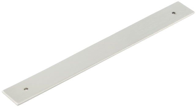Frelan Hardware Cabinet Hardware Satin Nickel / Backplate for Cabinet Pull Handle / 224mm c/c Hoxton - Fanshaw SN 268x30mm Backplate for Pull Handle with 224mm Cts