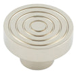 Frelan Hardware Cabinet Hardware Polished Nickel / Cabinet Knobs / 40mm Dia. Hoxton - Murray PN 40mm Cupboard Knob Reeded