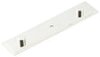 Frelan Hardware Cabinet Hardware Polished Nickel / Backplate for Cabinet Pull Handle / 140 x 30mm Hoxton - Rushton PN 140x30mm Backplate With Concealed Screw Caps