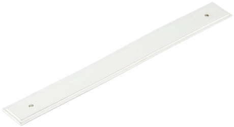 Frelan Hardware Cabinet Hardware Polished Nickel / Backplate for Cabinet Pull Handle / 224mm c/c Hoxton - Rushton PN 268x30mm Backplate for Pull Handle with 224mm Cts