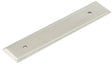 Frelan Hardware Cabinet Hardware Satin Nickel / Backplate for Cabinet Pull Handle / 96mm c/c Hoxton - Rushton SN 140x30mm Backplate for Pull Handle with 96mm Cts