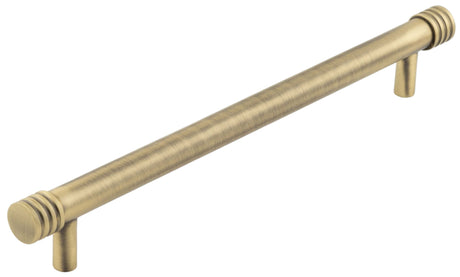 Frelan Hardware Cabinet Hardware Antique Brass / Cabinet Pull Handles / 224mm c/c Hoxton - Sturt AB 224mm Cabinet Handle Grooved