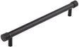 Frelan Hardware Cabinet Hardware Black / Cabinet Pull Handles / 224mm c/c Hoxton - Sturt MB 224mm Cabinet Handle Grooved