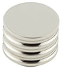 Frelan Hardware Cabinet Hardware Polished Nickel / Cabinet Knobs / 30mm Dia. Hoxton - Sturt PN 30mm Cupboard Knob Grooved