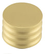 Frelan Hardware Cabinet Hardware Satin Brass / Cabinet Knobs / 30mm Dia. Hoxton - Sturt SB 30mm Cupboard Knob Grooved