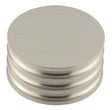 Frelan Hardware Cabinet Hardware Satin Nickel / Cabinet Knobs / 40mm Dia. Hoxton - Sturt SN 40mm Cupboard Knob Grooved