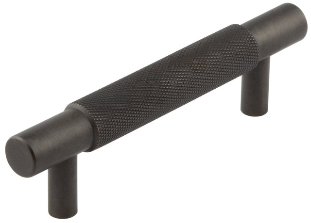 Frelan Hardware Cabinet Hardware Dark Bronze / Cabinet Pull Handles / 96mm c/c Hoxton - Taplow DB 96mm Diamond Knurled Cabinet Handle