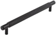 Frelan Hardware Cabinet Hardware Black / Cabinet Pull Handles / 224mm c/c Hoxton - Taplow MB 224mm Diamond Knurled Cabinet Handle
