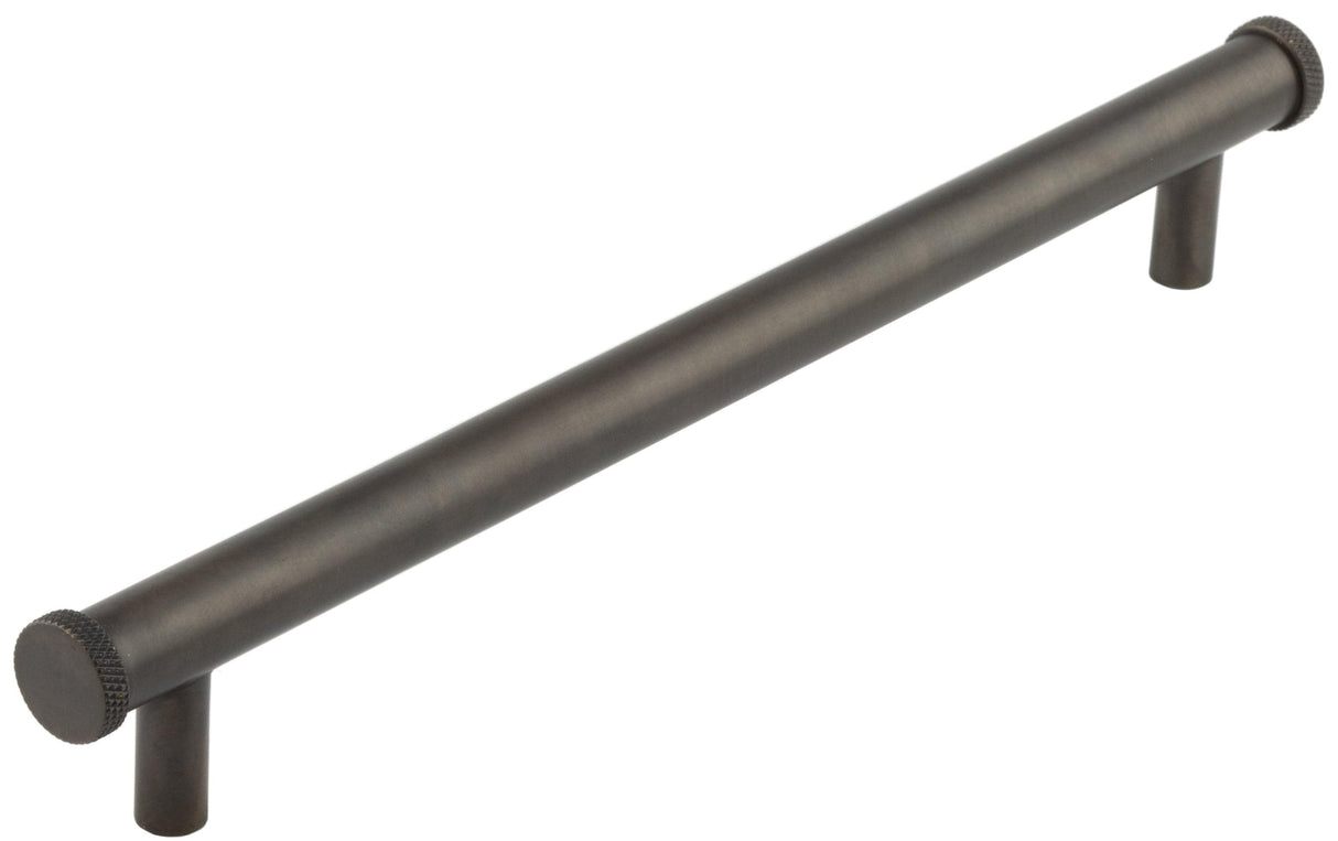 Frelan Hardware Cabinet Hardware Dark Bronze / Cabinet Pull Handles / 224mm c/c Hoxton - Wenlock DB 224mm Diamond Knurled End Cap Cabinet Handle