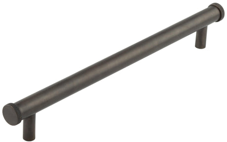 Frelan Hardware Cabinet Hardware Dark Bronze / Cabinet Pull Handles / 224mm c/c Hoxton - Wenlock DB 224mm Diamond Knurled End Cap Cabinet Handle