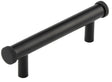Frelan Hardware Cabinet Hardware Black / Cabinet Pull Handles / 96mm c/c Hoxton - Wenlock MB 96mm Diamond Knurled End Cap Cabinet Handle