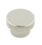 Frelan Hardware Cabinet Hardware Polished Nickel / Cabinet Knobs / 40mm Dia. Hoxton - Wenlock PN 40mm Diamond Knurled Cupboard Knob