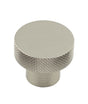 Frelan Hardware Cabinet Hardware Satin Nickel / Cabinet Knobs / 30mm Dia. Hoxton - Wenlock SN 30mm diamond Knurled Cupboard Knob