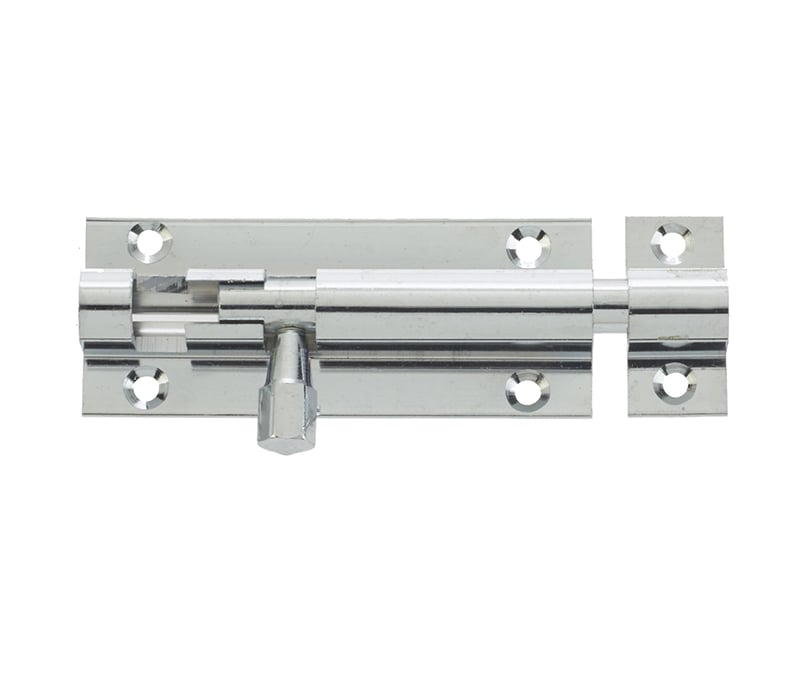 This is an image showing the Frelan - 64x25mm PC STR Barrel bolt available to order from Trade Door Handles in Kendal