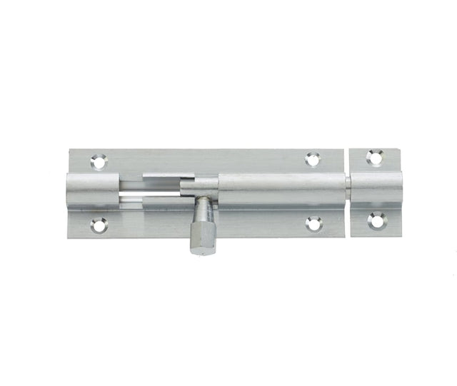 This is an image showing the Frelan - 75x25mm SC STR Barrel bolt available to order from Trade Door Handles in Kendal