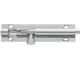 High quality image of Frelan - Jedo Brass Heavy Straight Barrel Bolts 152x38mm Polished Chrome Sku. J1001PC-6