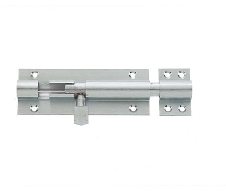 High quality image of Frelan - Jedo Brass Heavy Straight Barrel Bolts 102x38mm Satin Chrome Sku. J1001SC-4