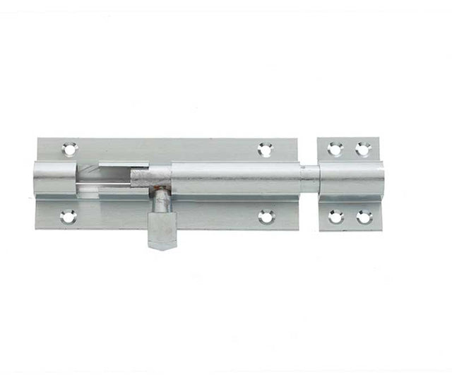 High quality image of Frelan - Jedo Brass Heavy Straight Barrel Bolts 102x38mm Satin Chrome Sku. J1001SC-4