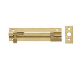 High quality image of Frelan - Jedo Brass Necked Barrel Bolts 50x25mm Polished Brass Sku. J1002BB