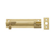 High quality image of Frelan - Jedo Brass Necked Barrel Bolts 102x25mm Polished Brass Sku. J1002BE