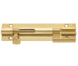 High quality image of Frelan - PB 200x38mm NKD Barrel Bolt | Sku. j1002pb-8 | available to order from Trade Door Handles in Kendal.