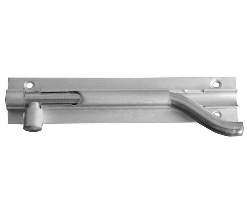 High quality image of Frelan - Jedo Aluminium Necked Barrel Bolts 152x25mm Satin Anodised Aluminium Sku. J1002SF