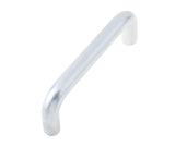 High quality image of Frelan - Aluminium 19mm D Shape Pull Handle Bolt Through Fixing SAA Finish 225x19mm Satin Anodised Aluminium Sku. J1050