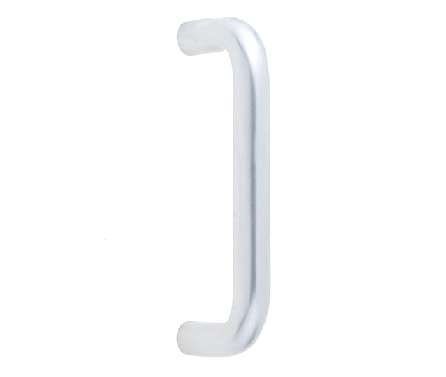 High quality image of Frelan - Aluminium 19mm D Shape Pull Handle Bolt Through Fixing SAA Finish 305x19mm Satin Anodised Aluminium Sku. J1051
