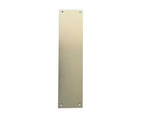 High quality image of Frelan - Jedo Plain Fingerplates 305x75mm Satin Anodised Aluminium Sku. J1409