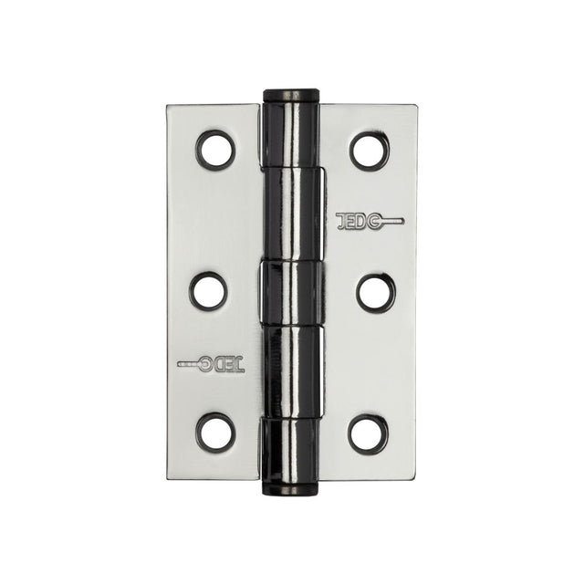 High quality image of Frelan - Jedo Grade 7 Steel Heavy Duty Button Tip Hinges 76x50x2mm Polished Chrome Sku. J452BT-PC