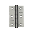 High quality image of Frelan - Jedo Grade 7 Steel Heavy Duty Button Tip Hinges 76x50x2mm Satin Chrome Sku. J452BT-SC