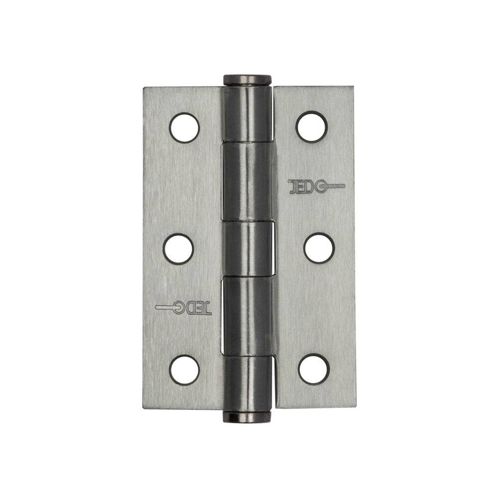 High quality image of Frelan - Jedo Grade 7 Steel Heavy Duty Button Tip Hinges 76x50x2mm Satin Chrome Sku. J452BT-SC