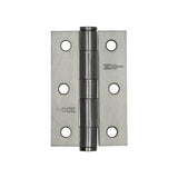 High quality image of Frelan - Jedo Grade 7 Steel Heavy Duty Button Tip Hinges 76x50x2mm Satin Chrome Sku. J452BT-SC