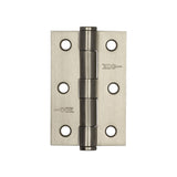 High quality image of Frelan - Jedo Grade 7 Steel Heavy Duty Button Tip Hinges 76x50x2mm Satin Nickel Sku. J452BT-SN