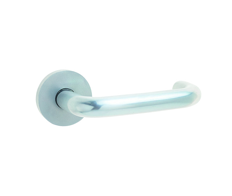 High quality image of Frelan - 19mm Round Bar Handle on Rose Satin Anodised Aluminium Sku. J4645B