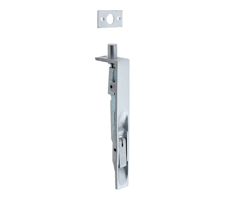 High quality image of Frelan - Jedo Aluminium Lever Action Flushbolts 205x19mm Satin Anodised Aluminium Sku. J5640B