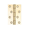 High quality image of Frelan - 102x67x3.5mm PB DPBW HINGE | Sku. j7012pb | available to order from Trade Door Handles in Kendal.